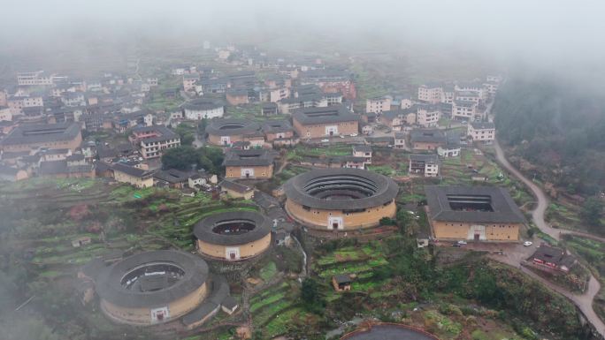 初溪土楼，永定土楼群，福建土楼