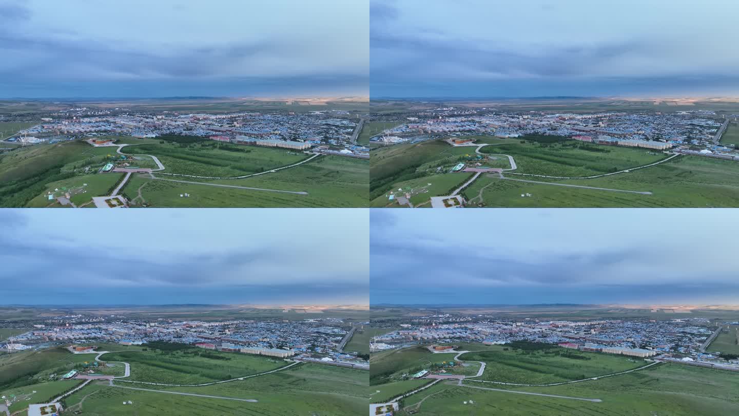 内蒙古边境城市拉布大林小镇