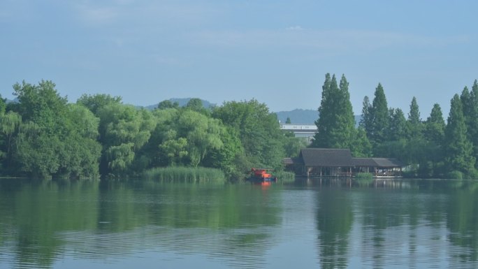 杭州西湖对岸风景