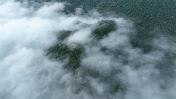 【4K无水印】航拍云海群山