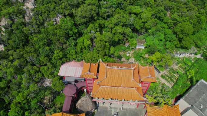 航拍厦门碧山岩寺