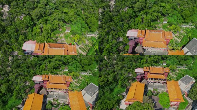 航拍厦门碧山岩寺