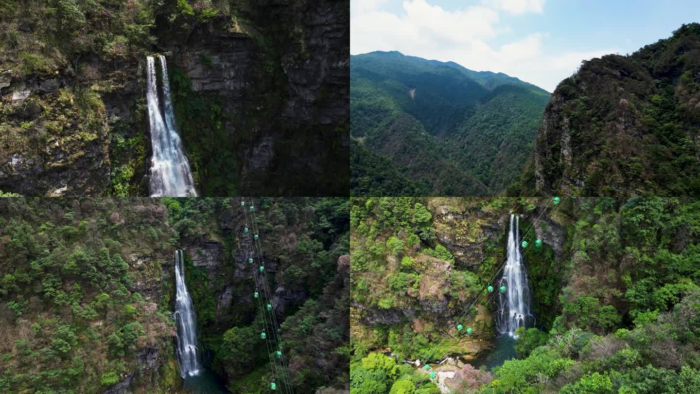 井冈山旅游瀑布红色文化历史景区