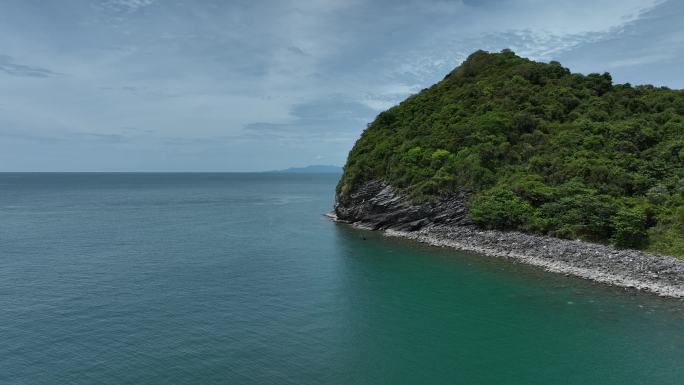 泰国安通国家海洋公园海岛浮潜自然风光航拍