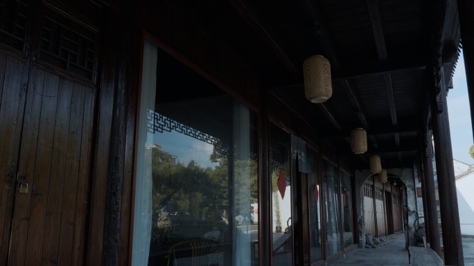 江南古镇中式复古风格清茶馆