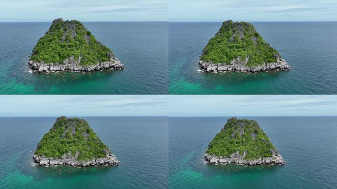 泰国安通国家海洋公园海岛自然风光航拍