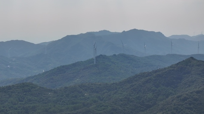 河南郑州新郑风景名胜始祖山具茨山航拍