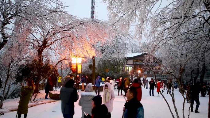 岳麓山冰挂冰雪世界（六）