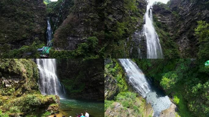 井冈山旅游瀑布红色文化历史景区