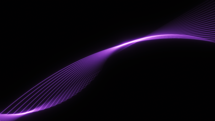 带通道 科技线条 紫色线条 抽象光影线条