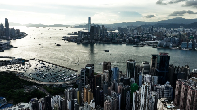 中国香港5.1k航拍视频合集