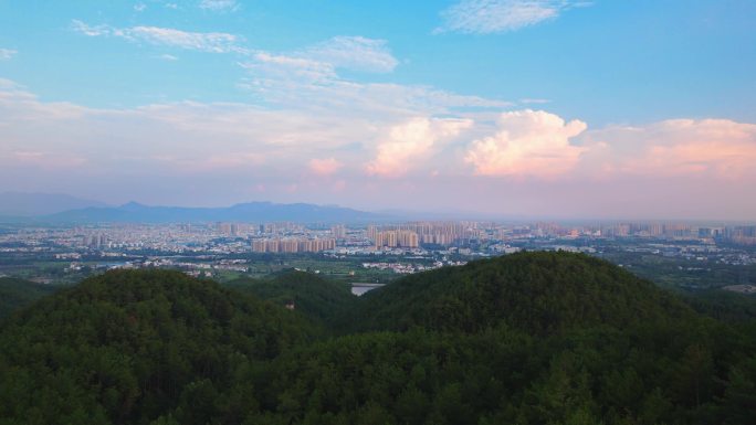 麻城 城区 乡村 美景 旅游 黄冈 晚霞