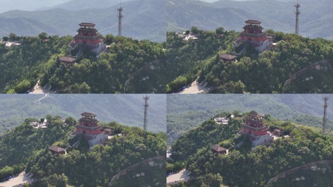 河南郑州新郑风景名胜始祖山具茨山航拍