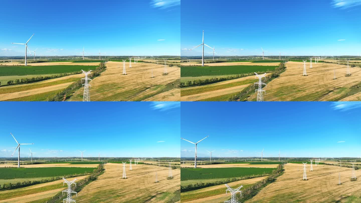 草原风力发电风机