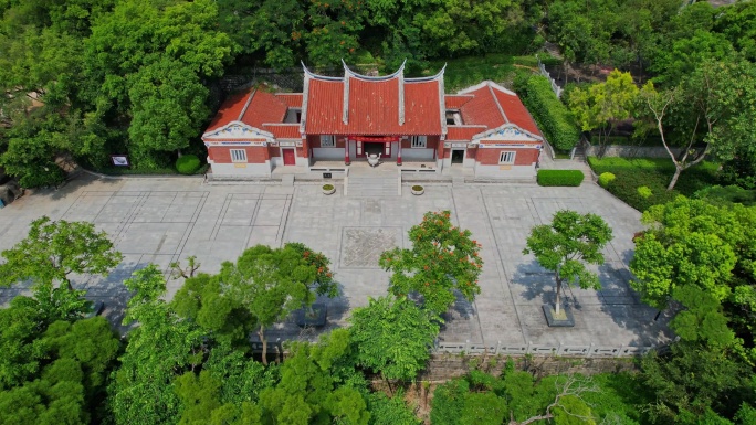 航拍厦门延平郡王祠