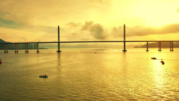 惠州海湾大桥日出002