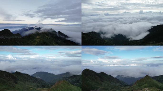 云海山川森林云大山风景云海云雾山水风光山