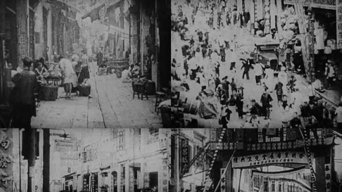 百年前上海 民国上海街道 老上海 旧社会