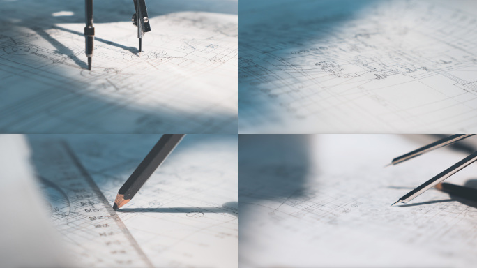 设计师绘制图纸意境创意灵感
