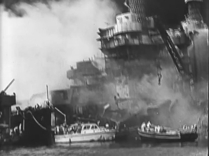 珍珠港爆炸 偷袭珍珠港 偷袭美国海军基地