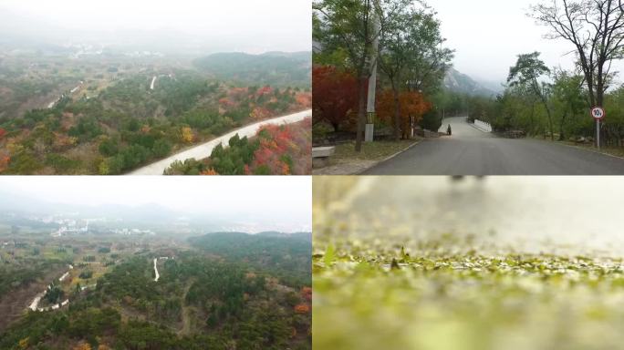 户外运动 爬山 道路崎岖