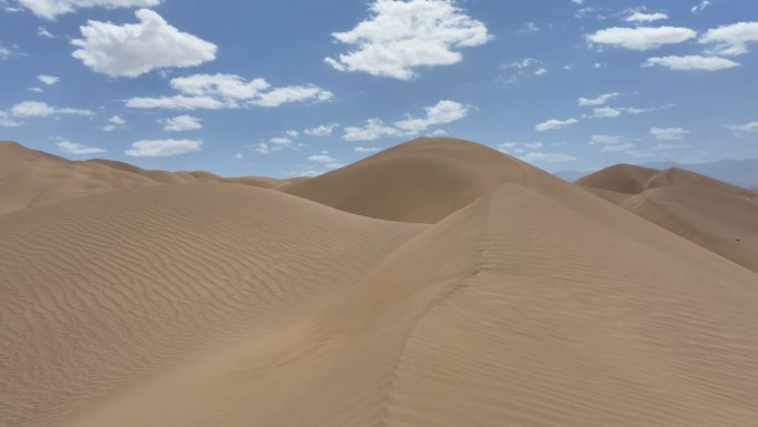 沙沙漠沙丘日出风沙扬沙风吹沙日落飞沙风