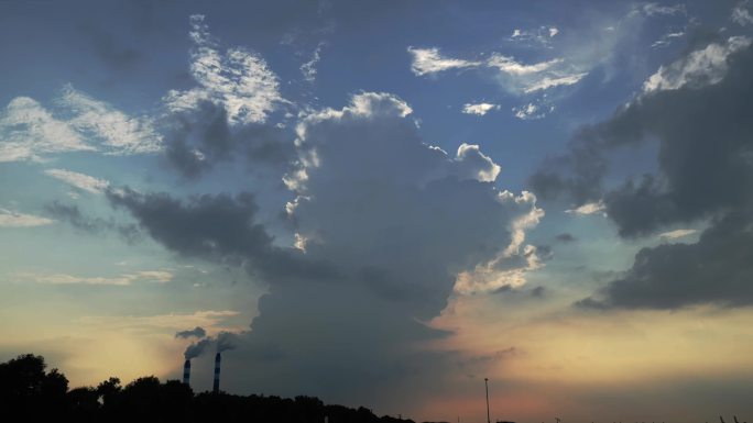 延时天空风云变换莫测