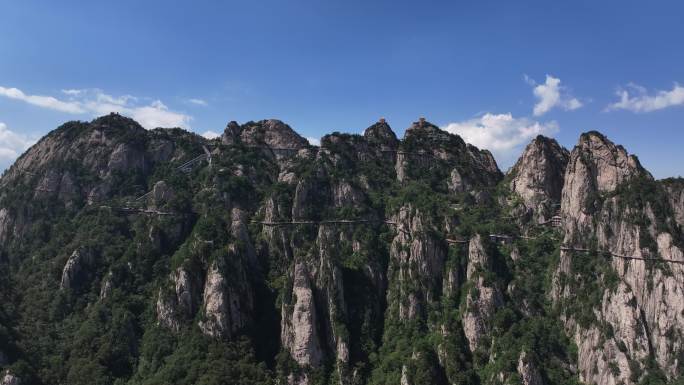 正版航拍河南老君山5A级风景区