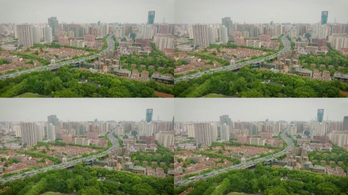 上海南北高架航拍