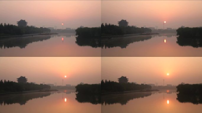 泰州望海楼日出