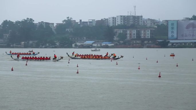 龙舟比赛 划船 传统节日