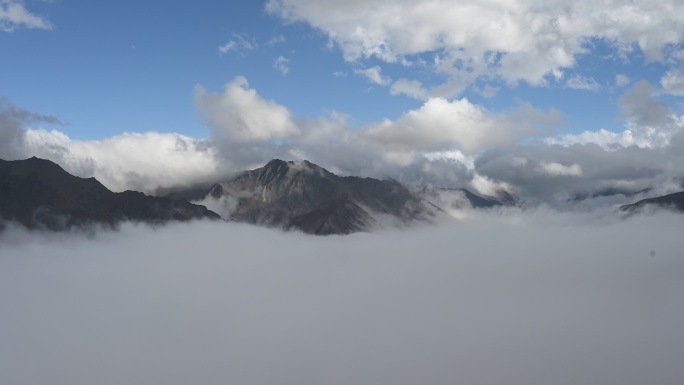 川西雪山云海延时