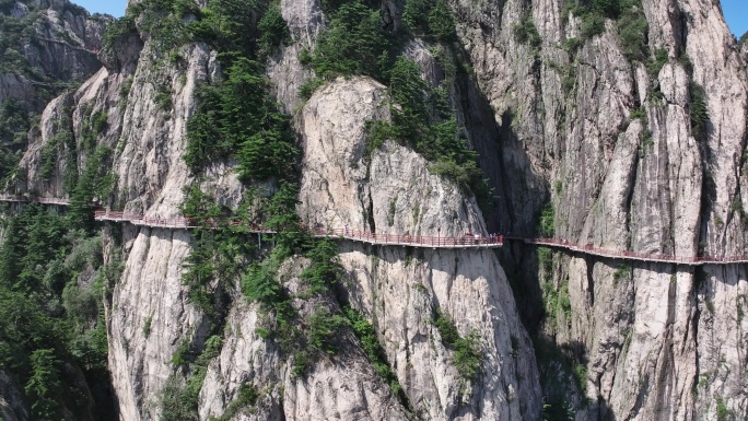 正版航拍河南老君山5A级风景区