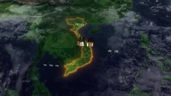 越南地图 越
