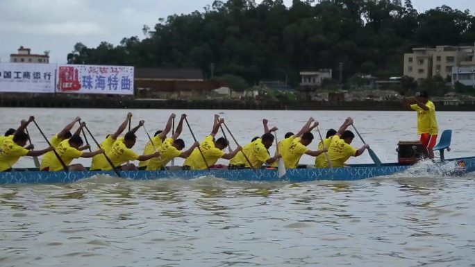 龙舟比赛 划船 传统节日