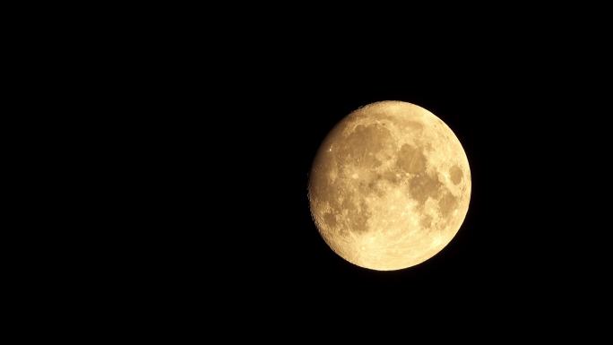4K实拍月亮月球中秋节明月圆月月升延时