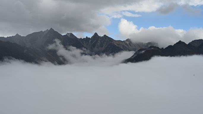 川西雪山云海延时