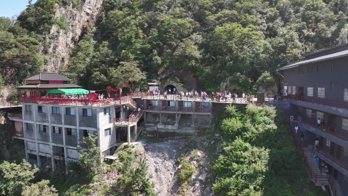 正版航拍河南老君山5A级风景区