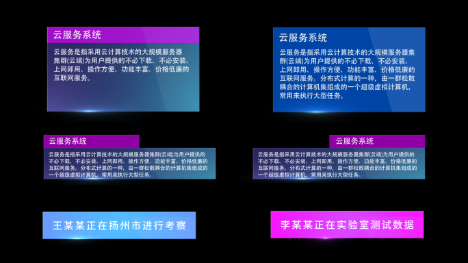 6个介绍框 简介框 科技框 内容框