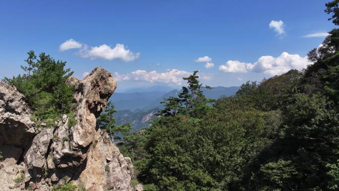 正版航拍河南老君山5A级风景区