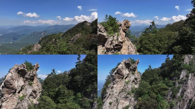 正版航拍河南老君山5A级风景区