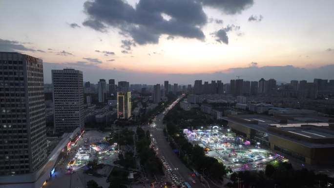 泰安城市夜景