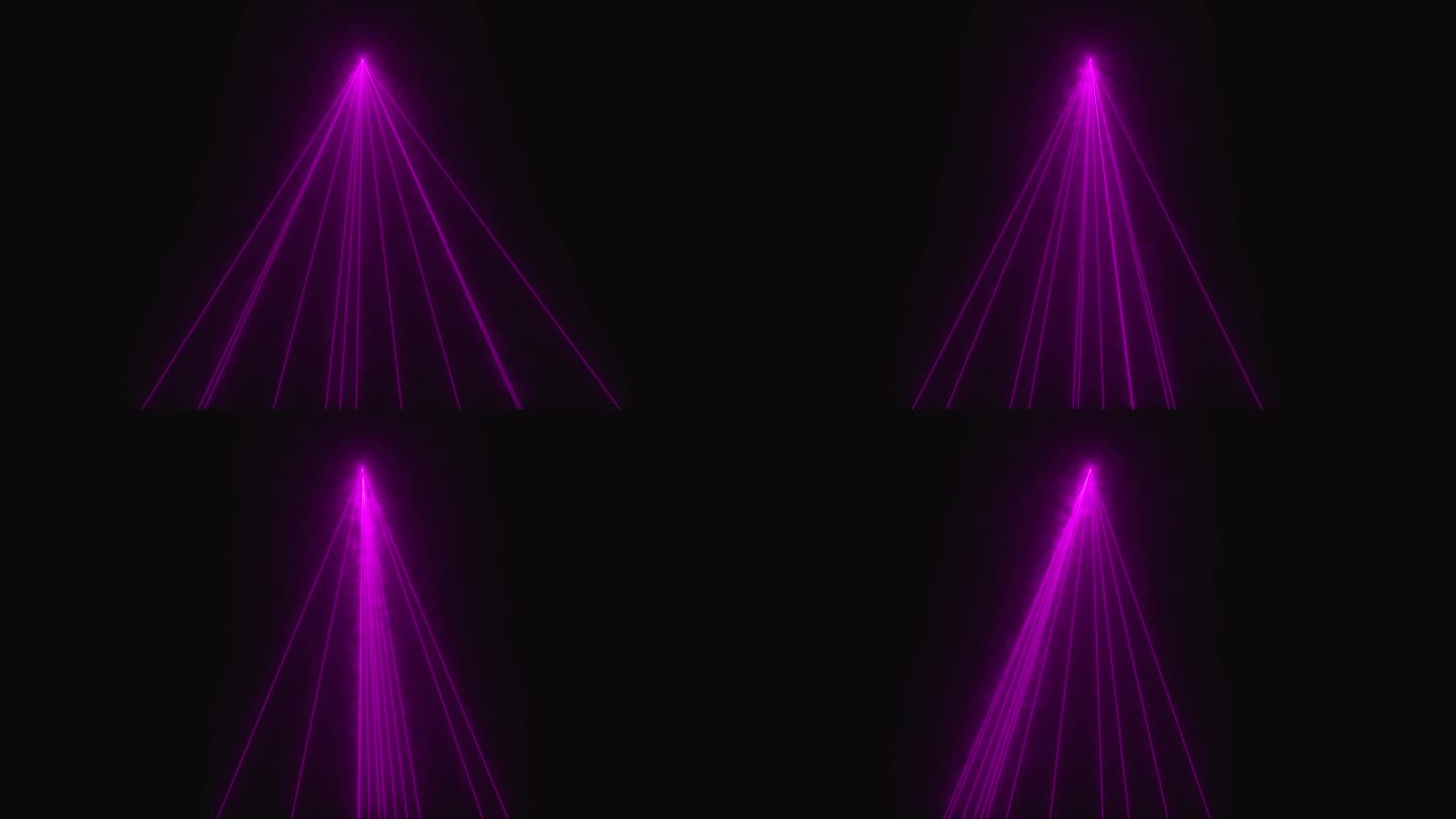 4K紫色激光线条动画模拟
