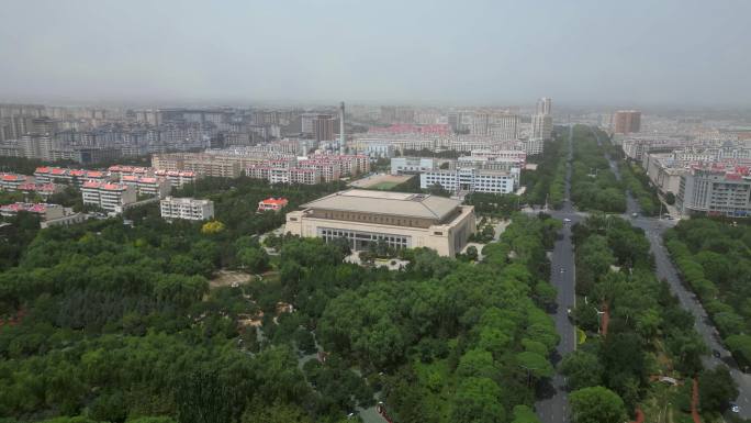 酒泉 世纪大道 市政广场 图书馆 地标