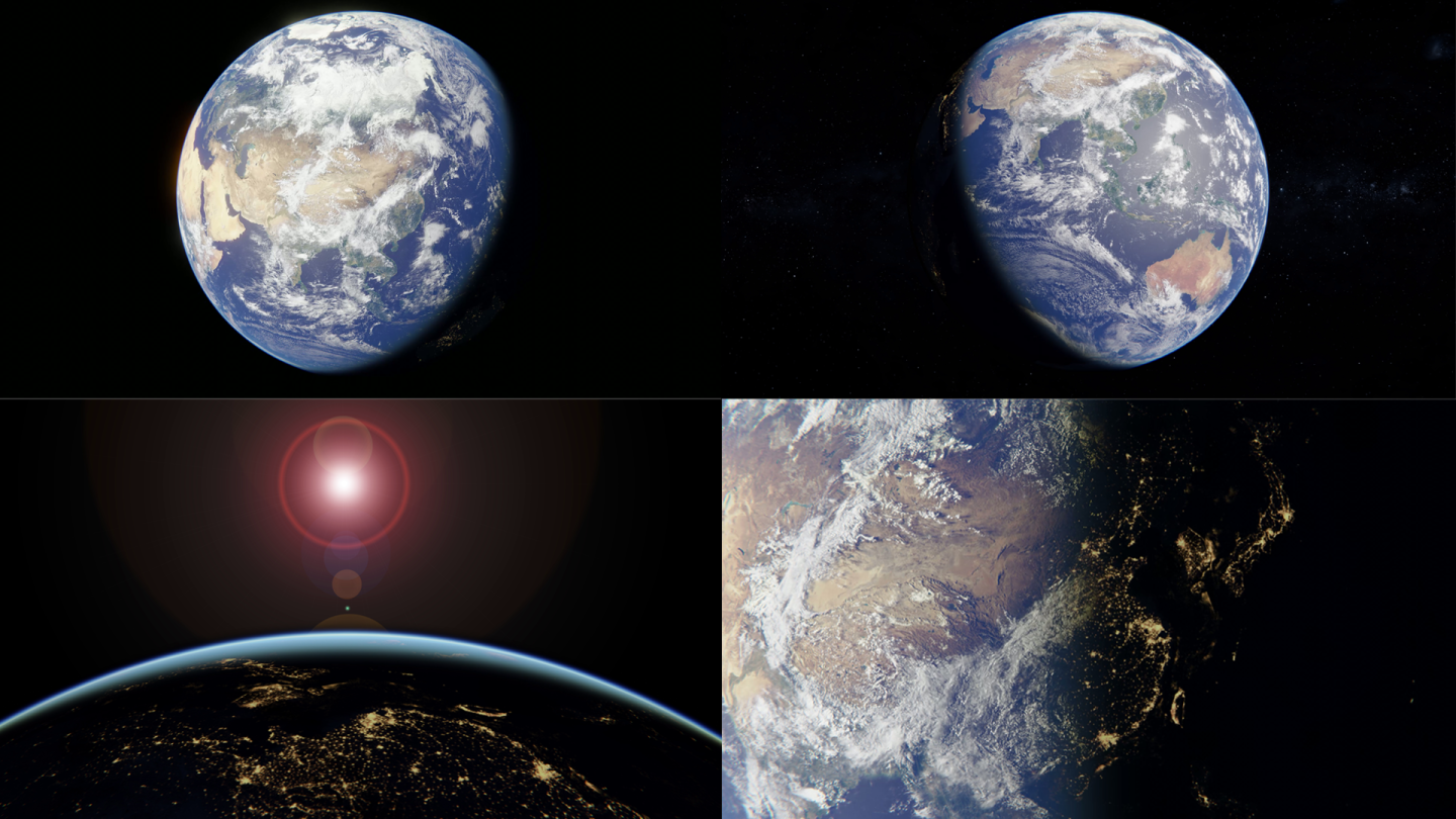 地球4K超清视频素材