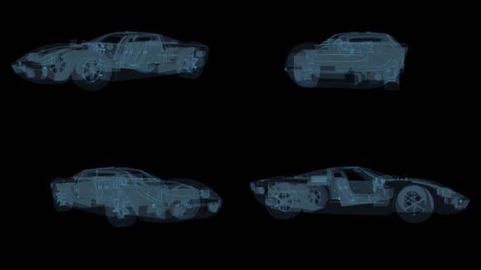 汽车福特轿车老爷车Ford GT 40