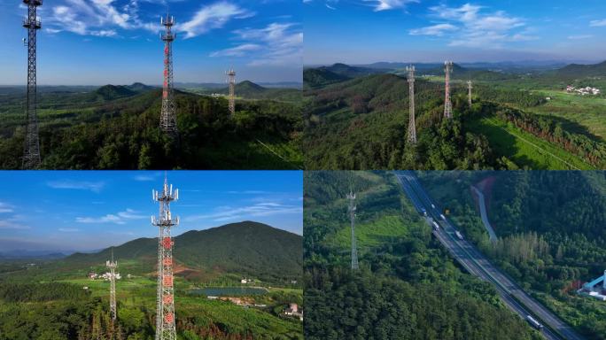 中国联通信号塔5G基站通讯设施