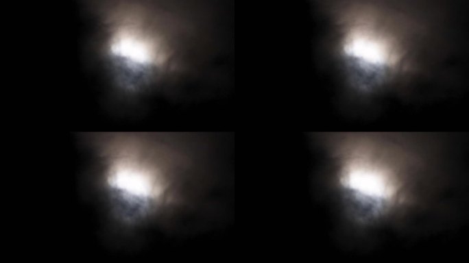 乌云遮月 月亮