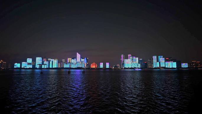 浙江杭州城市夜景