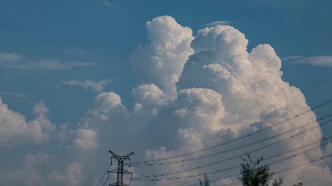 积雨云的变化